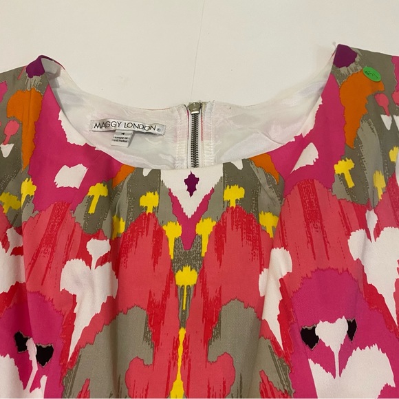 Maggy London floral dress size 4 - Picture 5 of 11